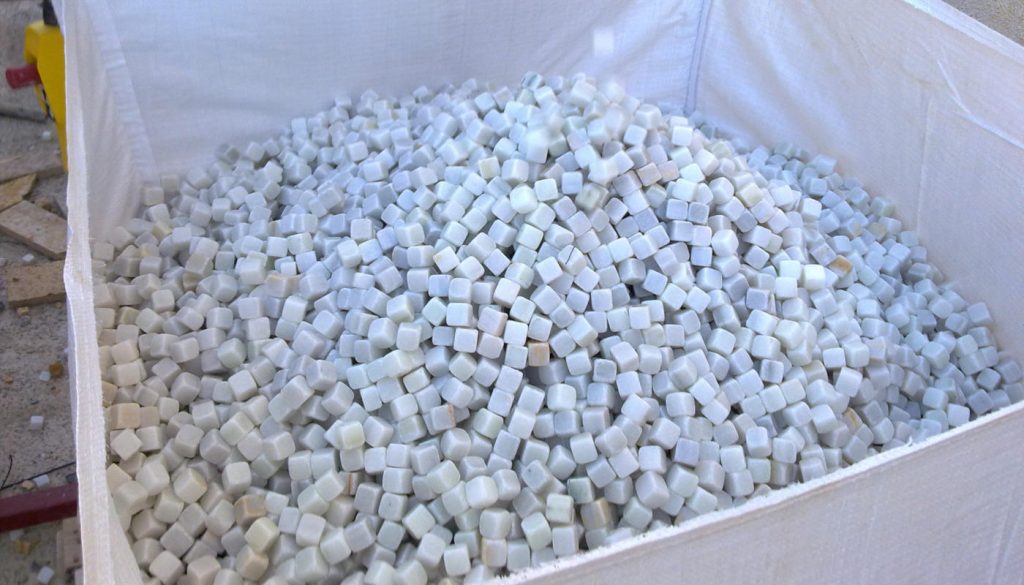 Dados de mármol
